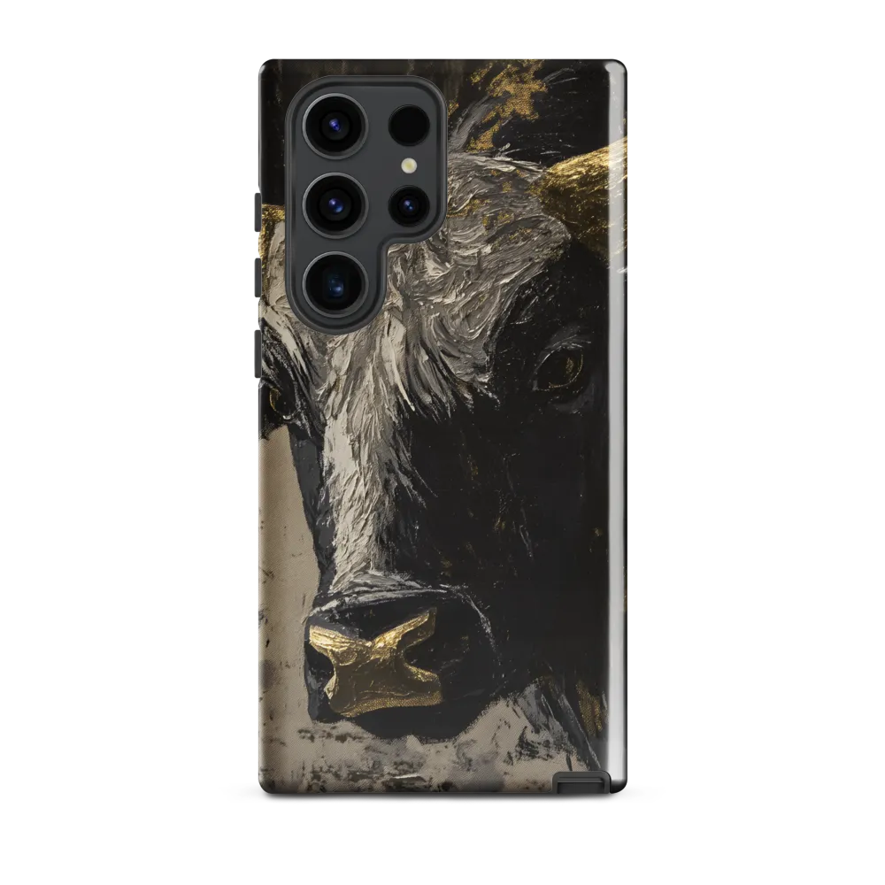 Majestic Bull: The Power in Black and Gold
