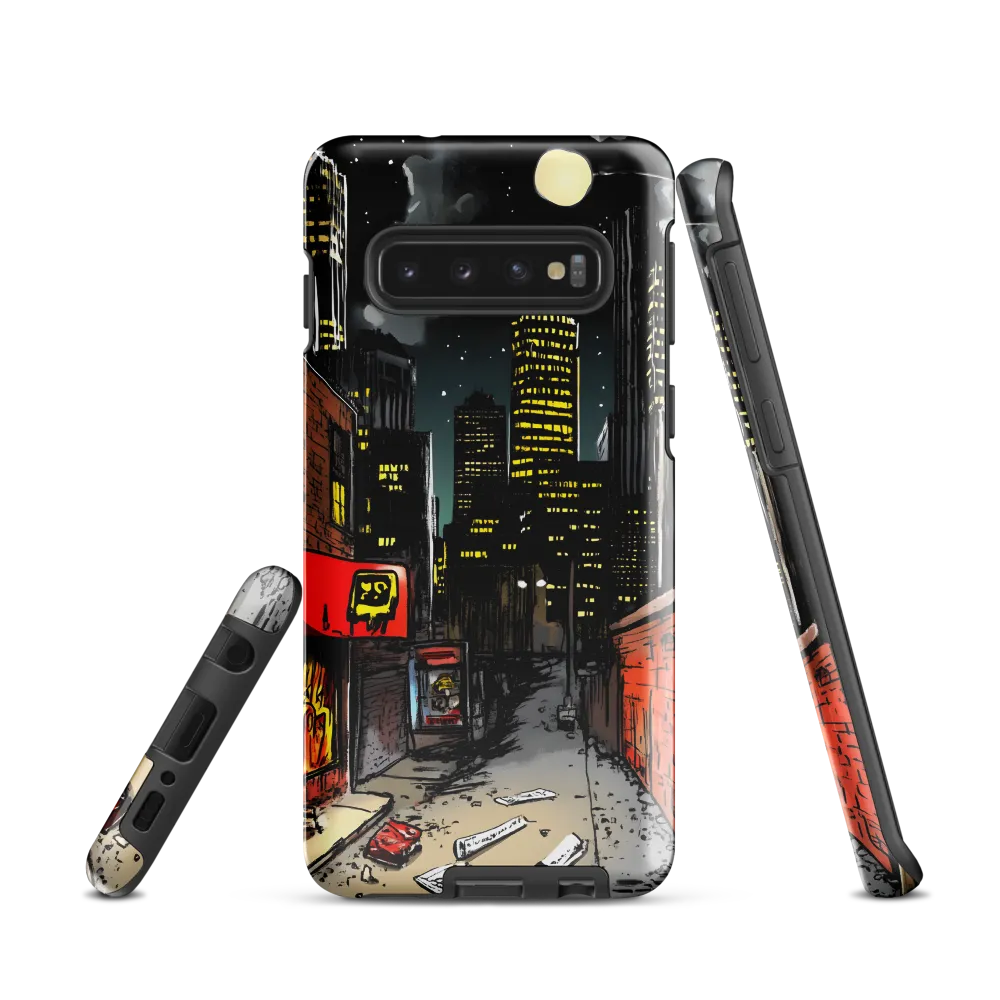 Nocturnal Cityscape: The Hidden Alley | Phone Case |  S10 | Tough Case | Glossy