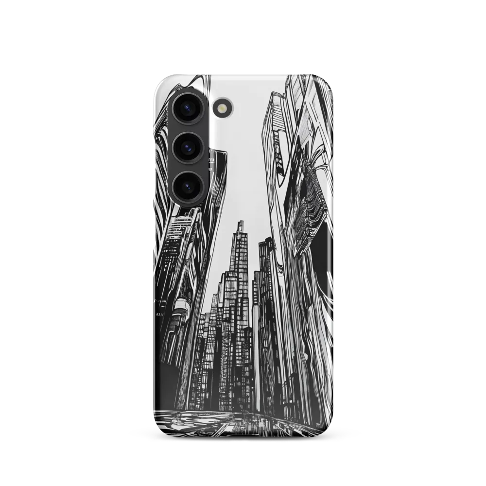 Urban Echoes: A Line Art Journey
