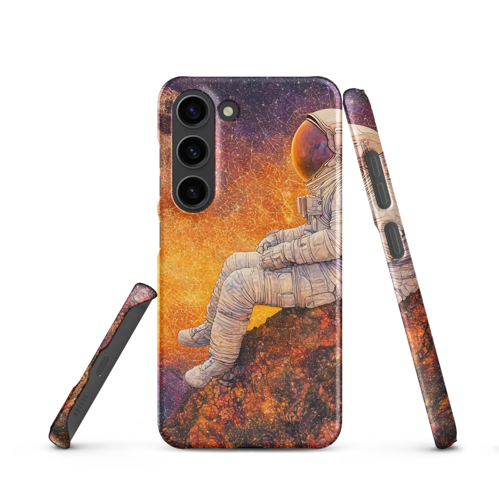 Cosmic Contemplation | Phone Case |  S23 | Snap Case | Matte