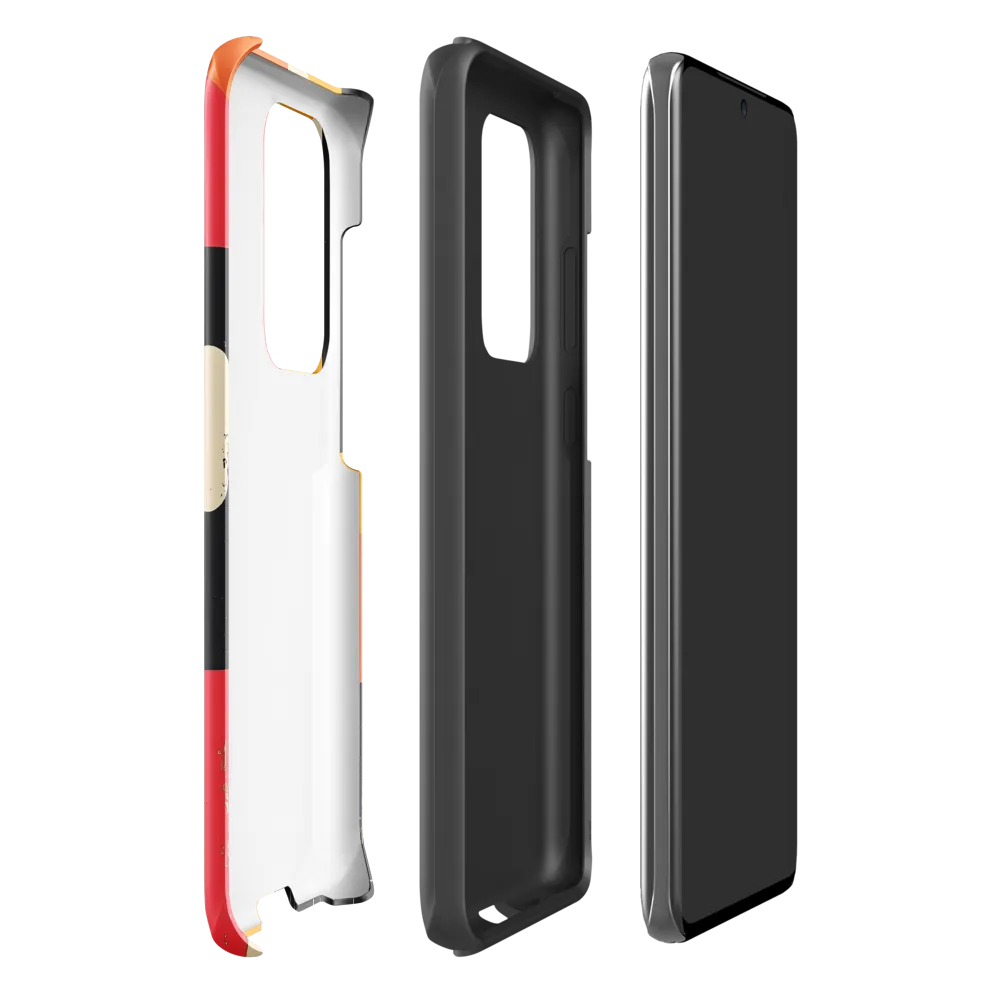 Colorful Curves: Numbers in Harmony | Phone Case |  S20 Ultra | Tough Case | Glossy