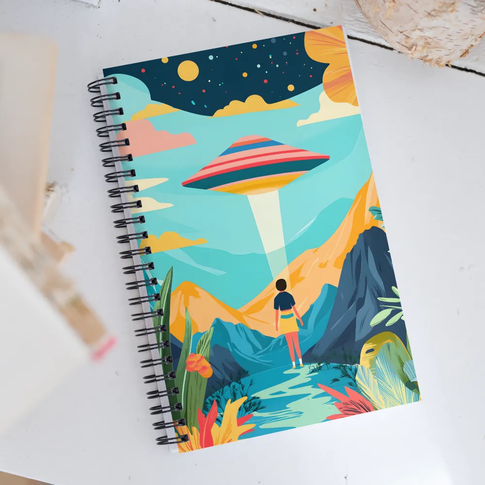 Celestial Encounter | Spiral Notebook