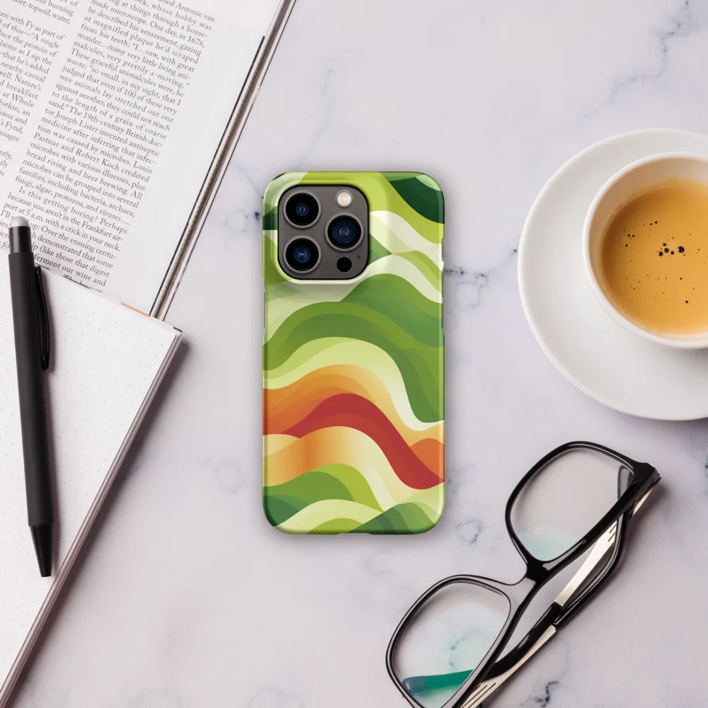 Waves of Nature | Phone Case |  14 Pro | Snap Case | Matte