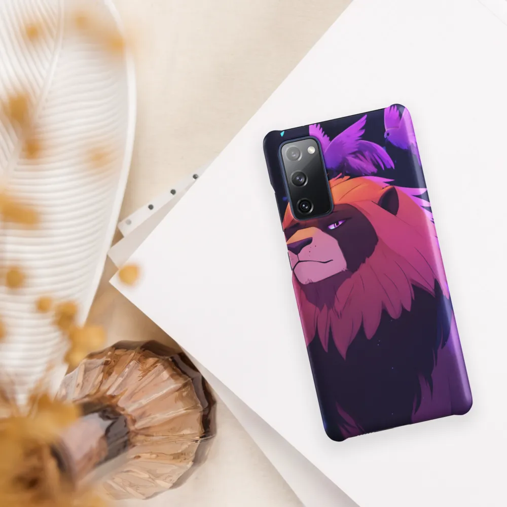 Regal Serenity: The Majestic Lion | Phone Case |  S20 FE | Snap Case | Matte