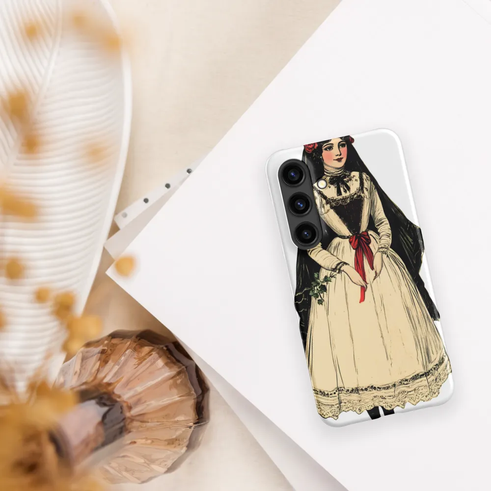 Elegance in Tradition: A Folk Portrait
