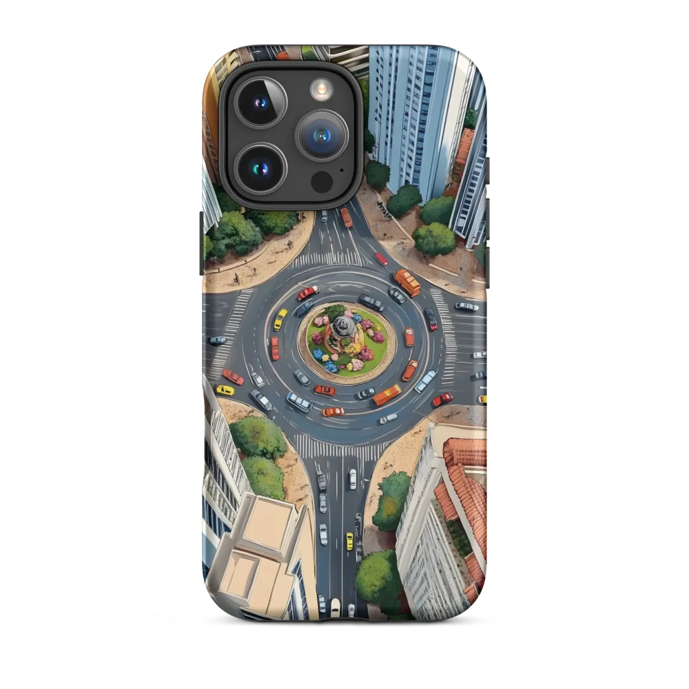 Urban Symphony: Aerial Vision of City Life