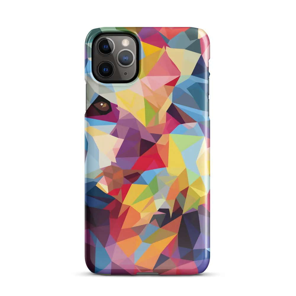 Playful Geometry: The Bear's Face | Phone Case |  11 Pro Max | Snap Case | Glossy