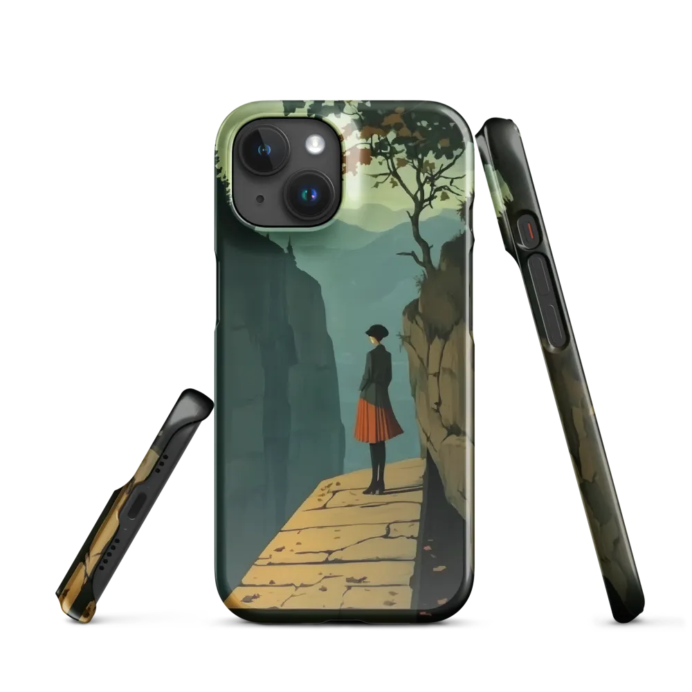 Contemplation at the Edge | Phone Case |  15 | Snap Case | Glossy