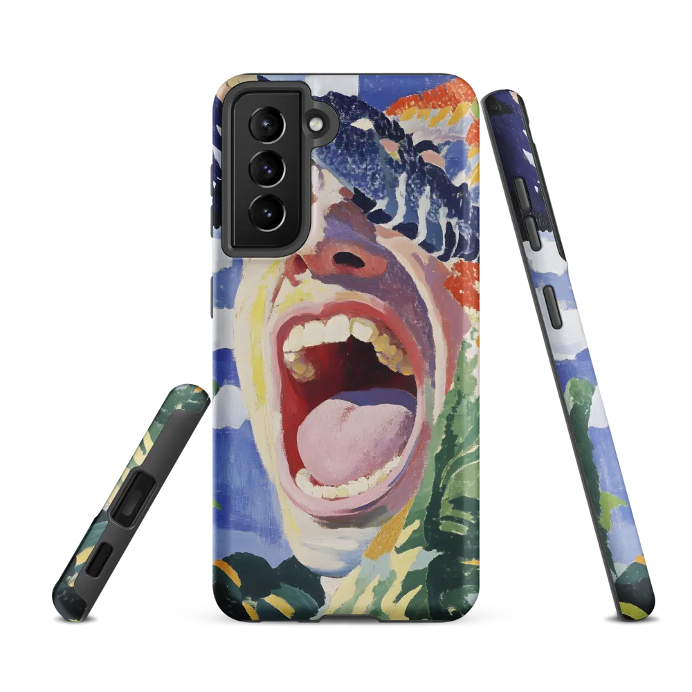 The Echo of Anguish | Phone Case |  S21 FE | Tough Case | Matte