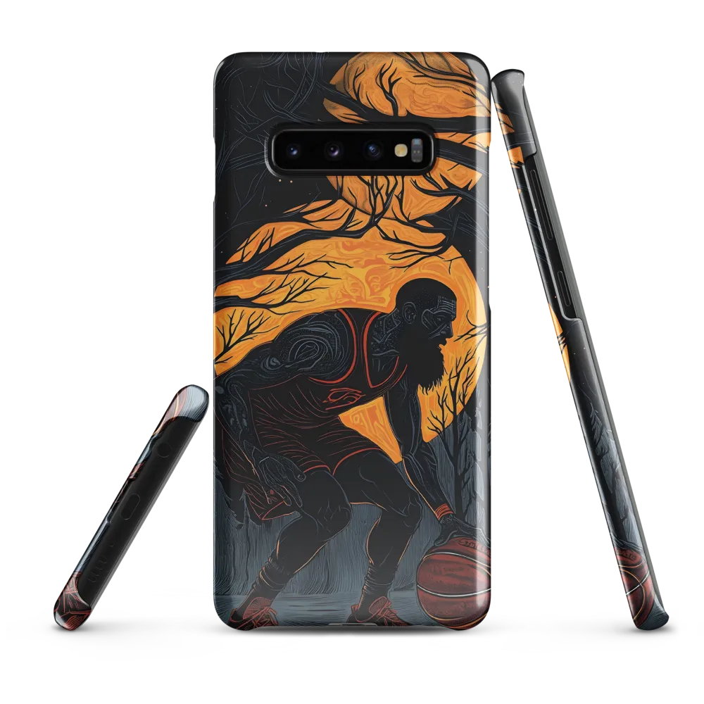 Under the Moonlight: A Basketball Player's Dance | Phone Case |  S10 Plus | Snap Case | Glossy