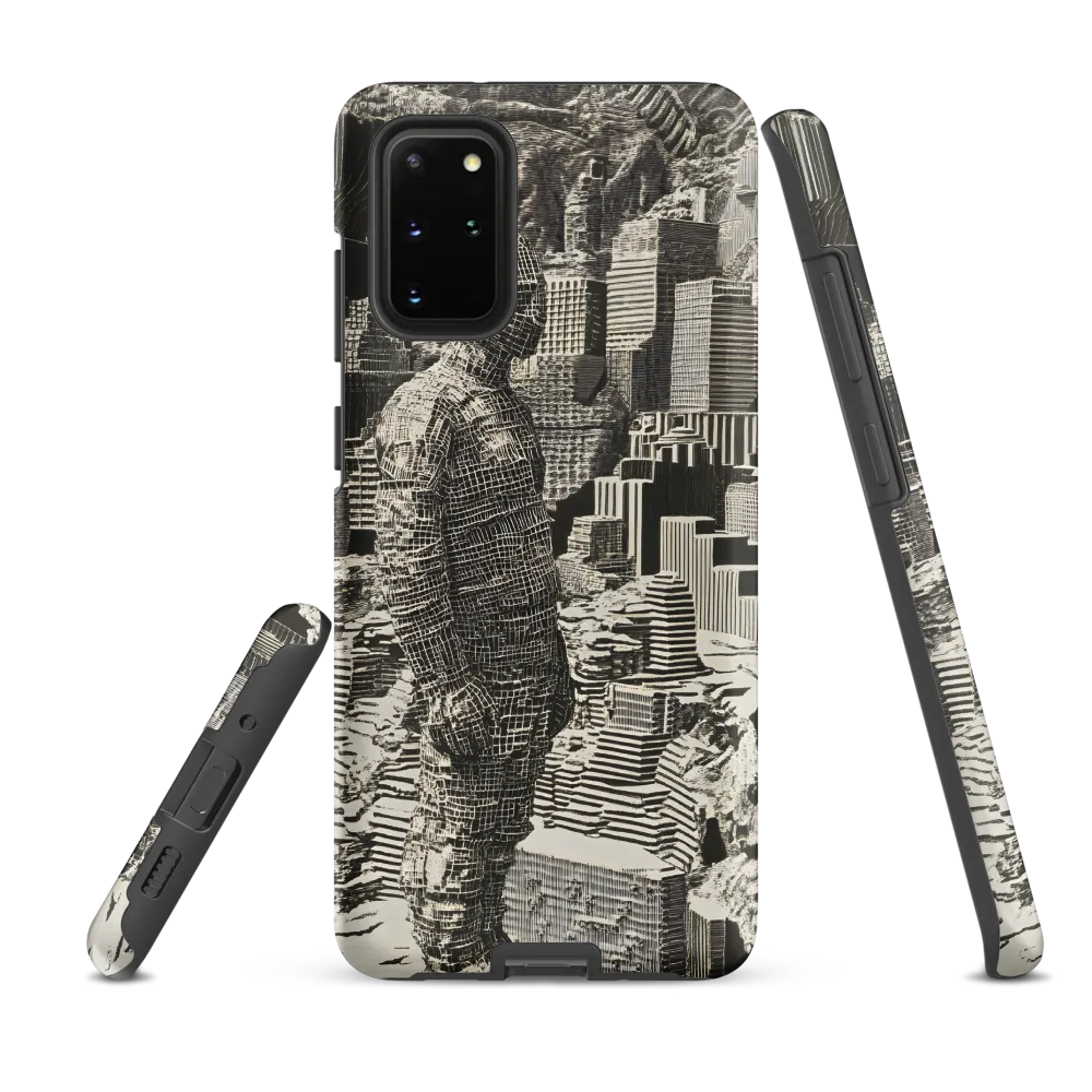 Contemplation in an Abstract Landscape | Phone Case |  S20 Plus | Tough Case | Matte