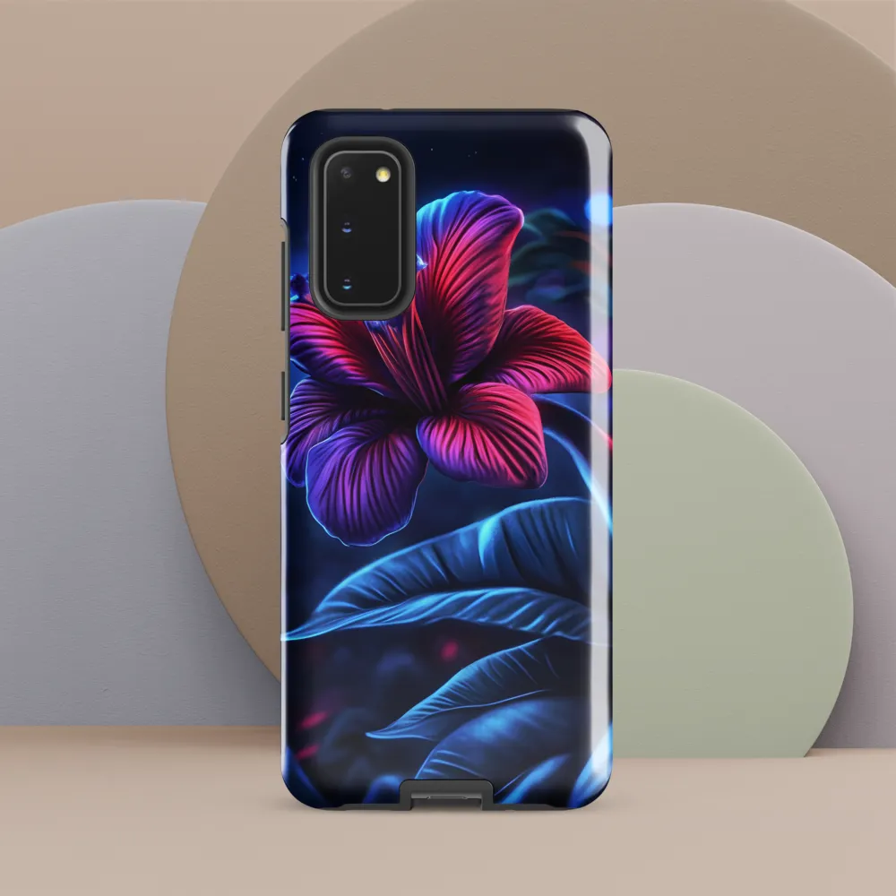 Illuminated Serenity: The Surreal Blossom
