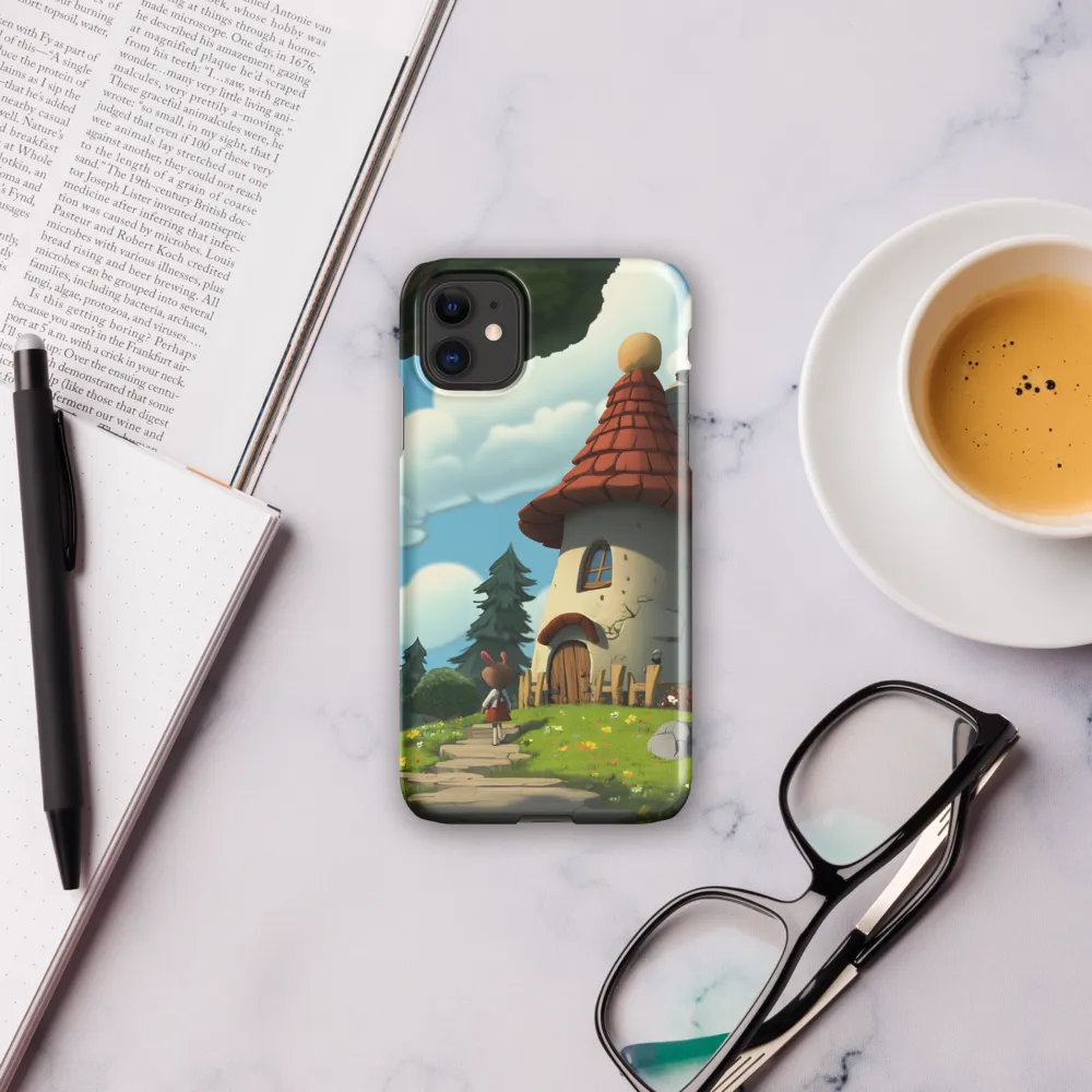 Whimsical Cottage in a Serene Landscape | Phone Case |  11 | Snap Case | Glossy