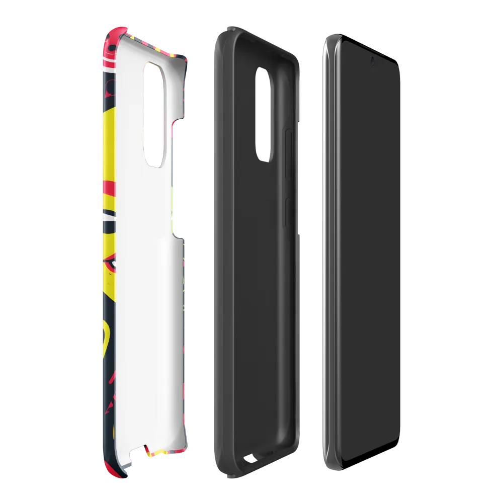 Neon Revelry: A Quirky Exploration of Modern Pop Art | Phone Case |  S20 Plus | Tough Case | Glossy