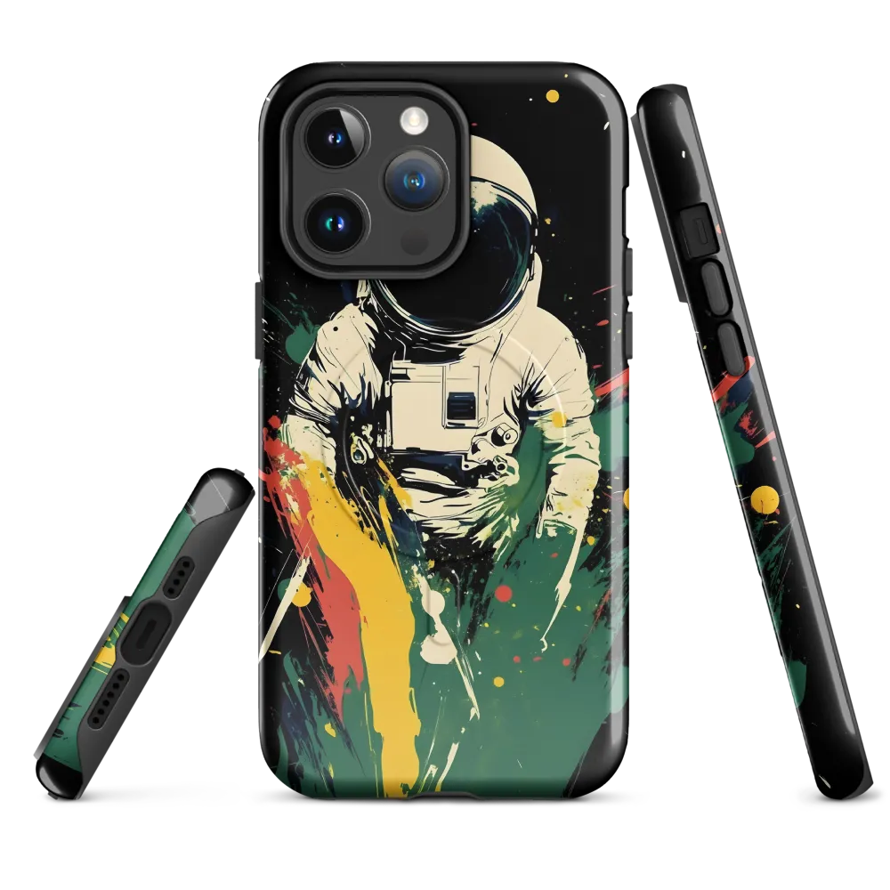Cosmic Splash: The Astronaut's Journey