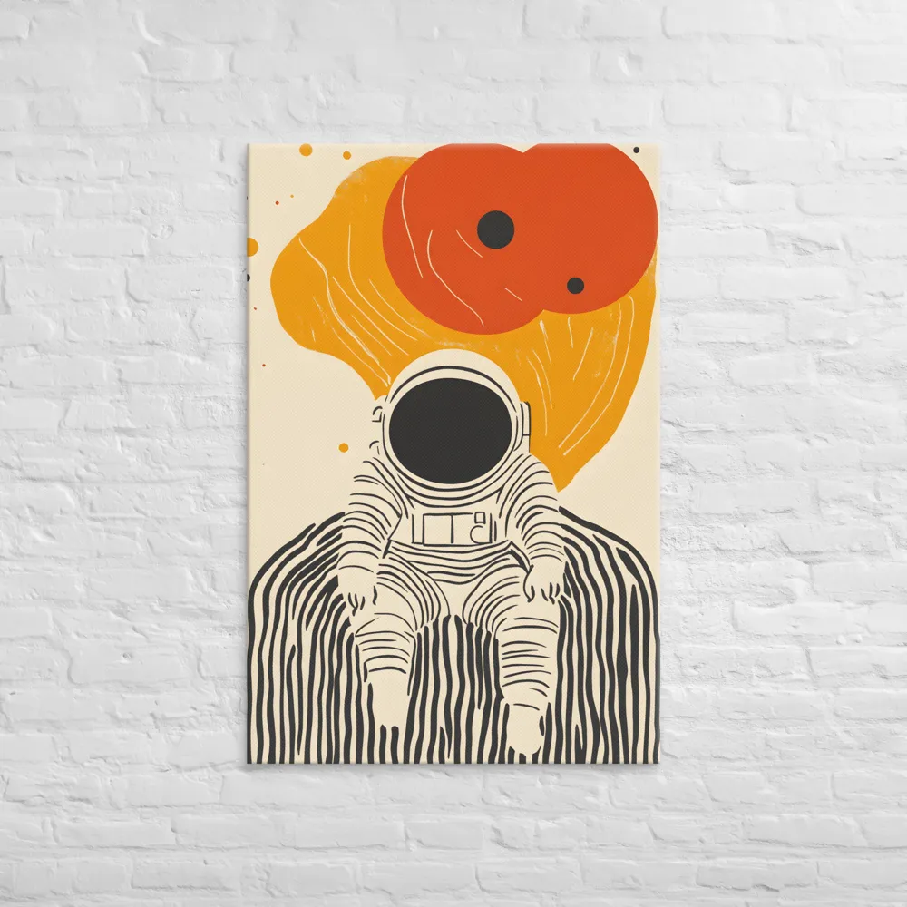 Astronaut in Cosmic Thoughts | Canvas | 32″×48″