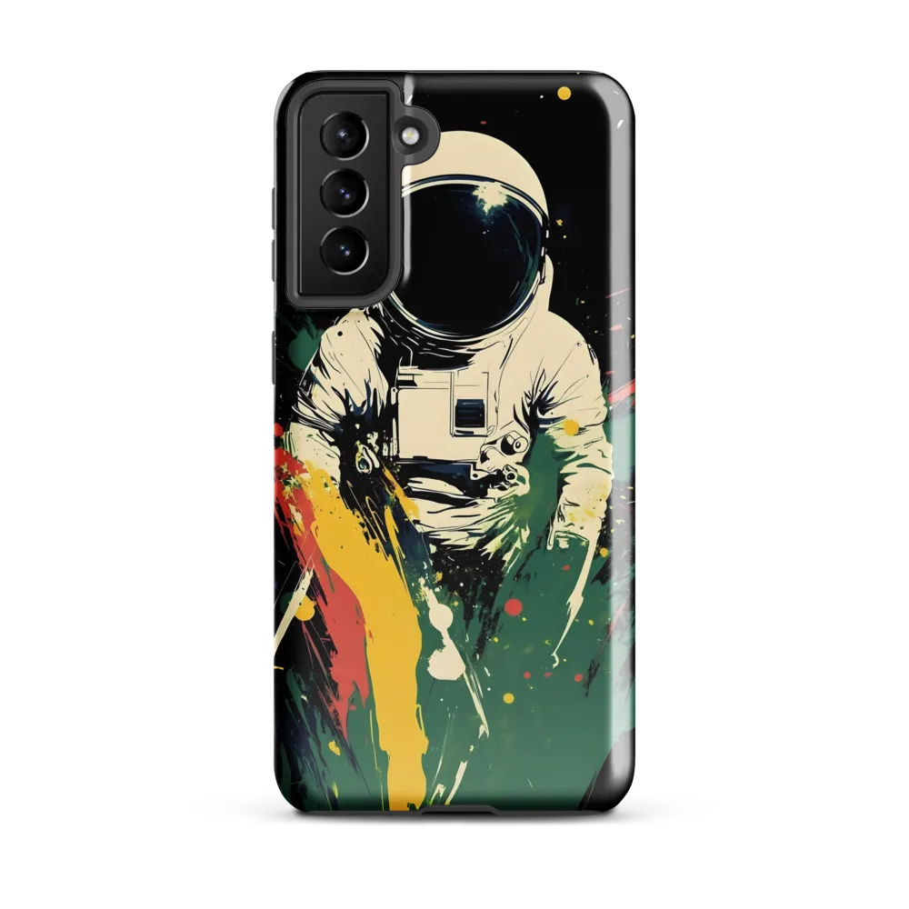 Cosmic Splash: The Astronaut's Journey