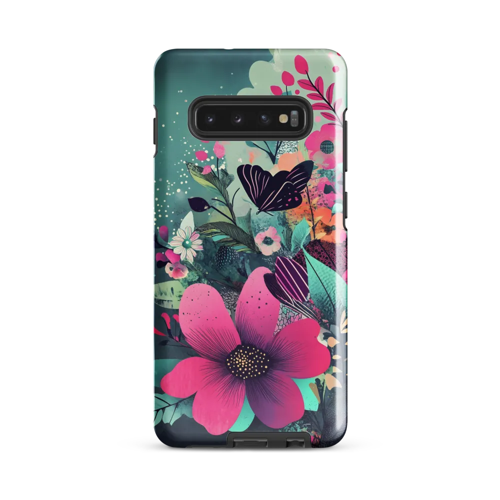 Whimsical Garden Symphony | Phone Case |  S10 Plus | Tough Case | Glossy