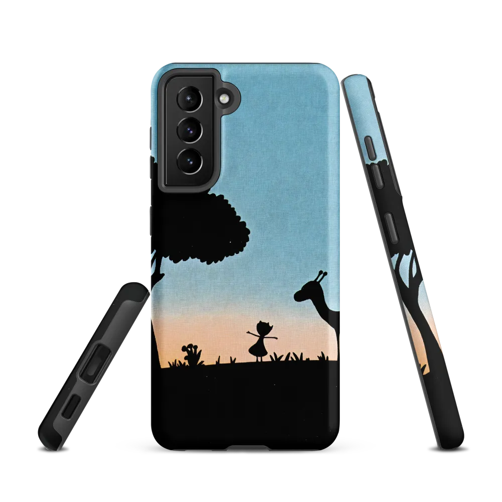 Curiosity in the Silhouette | Phone Case |  S21 | Tough Case | Matte