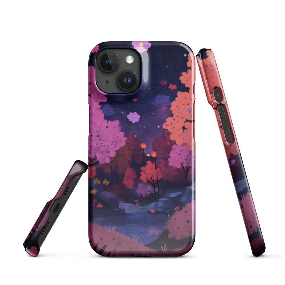 Whispers of Spring: A Serene Landscape | Phone Case |  15 | Snap Case | Glossy
