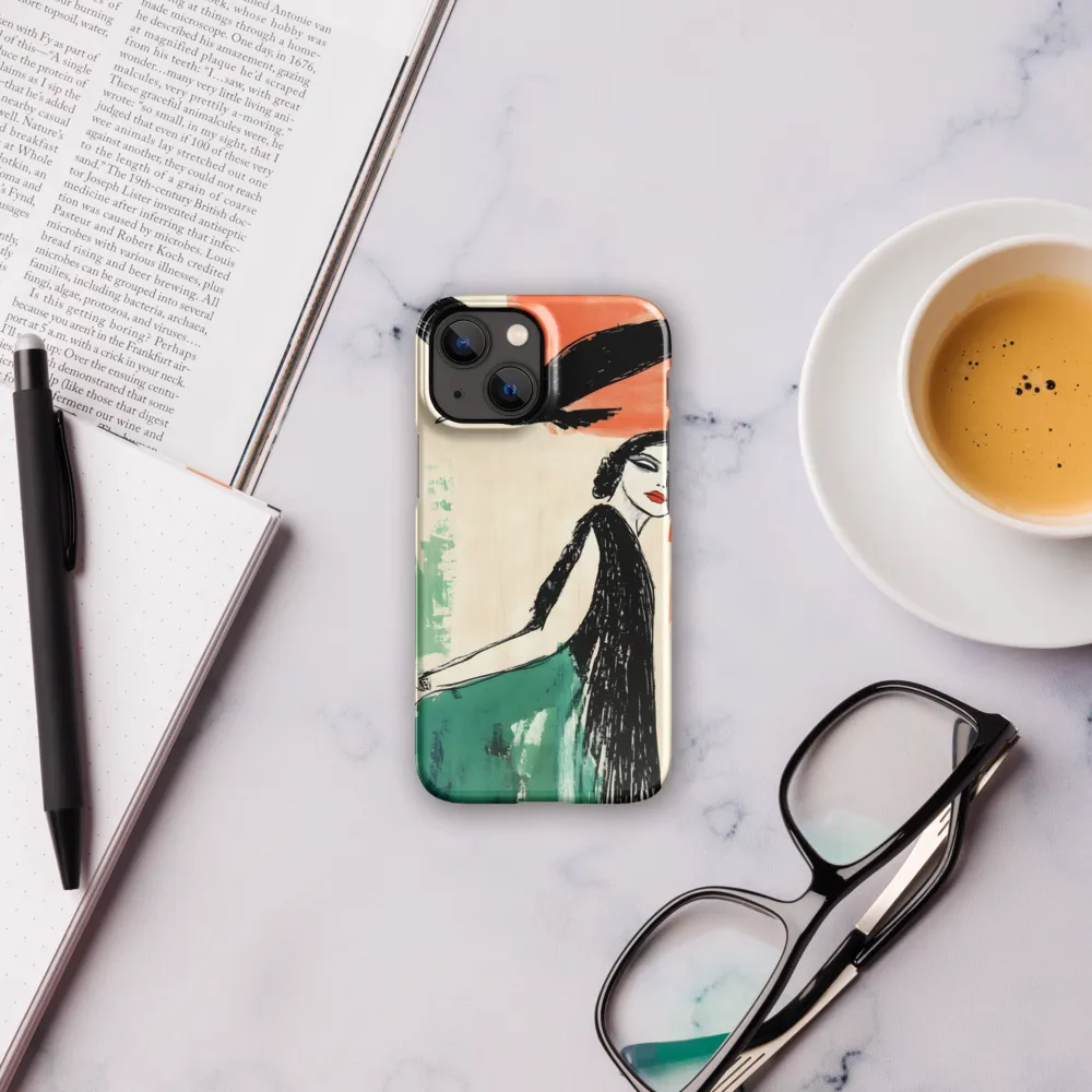 Elegance in Flight | Phone Case |  13 Mini | Snap Case | Glossy