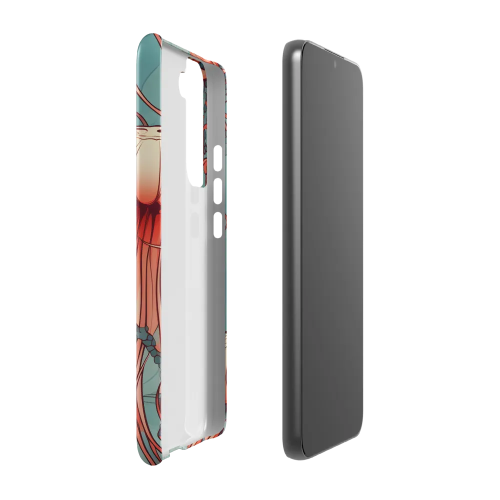Ethereal Dance of Jellyfish | Phone Case |  S22 Plus | Snap Case | Matte