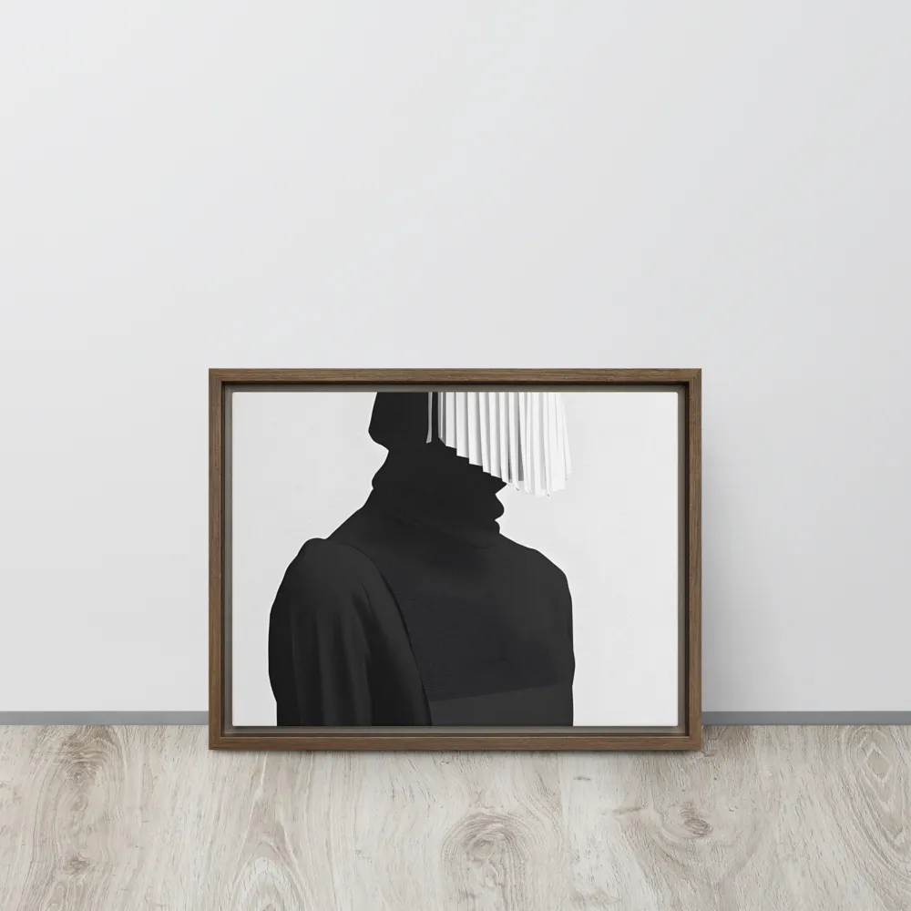 Veil of Mystery | Canvas with Brown Frame | 12″×16″