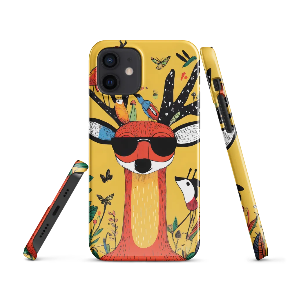 Playful Deer with Sunglasses