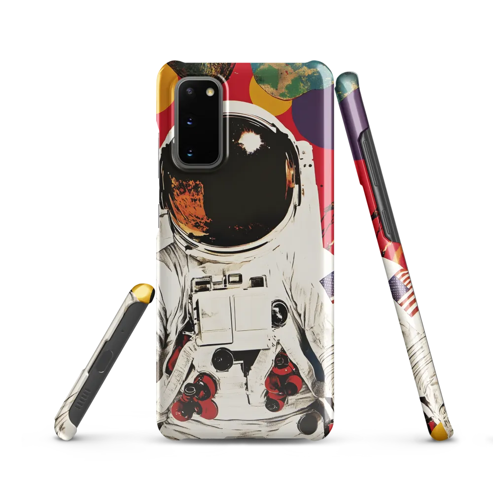 Cosmic Exploration: The Astronaut's Journey | Phone Case |  S20 | Snap Case | Glossy