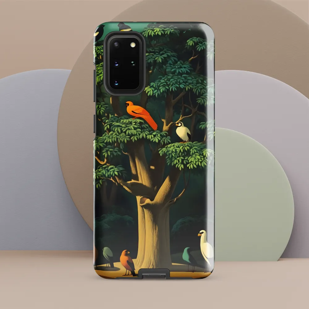 Harmony in Color: A Surreal Bird Symphony
