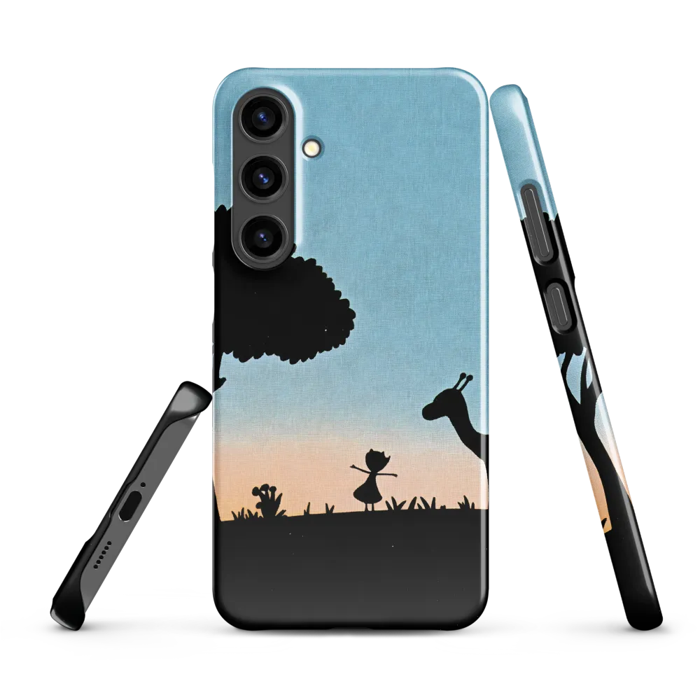Curiosity in the Silhouette | Phone Case |  S24 Plus | Snap Case | Glossy