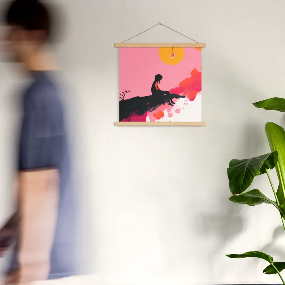 Whispers of the Sun | Poster With Oak Wood Hanger | 18″×18″