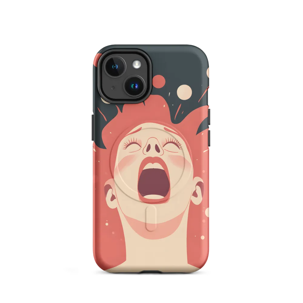 The Echo of Anguish | Phone Case |  14 | MagSafe® Tough Case | Matte