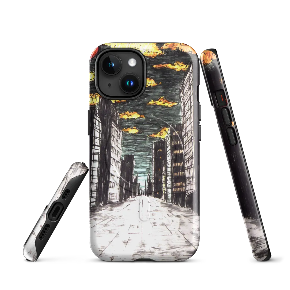 Eclipsed Cityscape