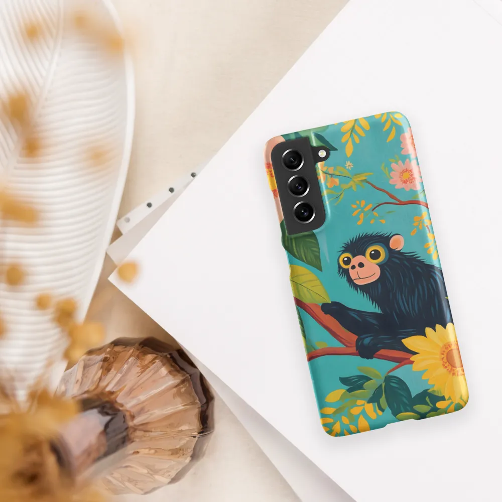 Joyful Encounter in a Floral Paradise
