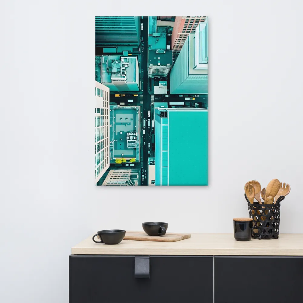 Urban Geometry: Aerial Perspective | Canvas | 24″×36″