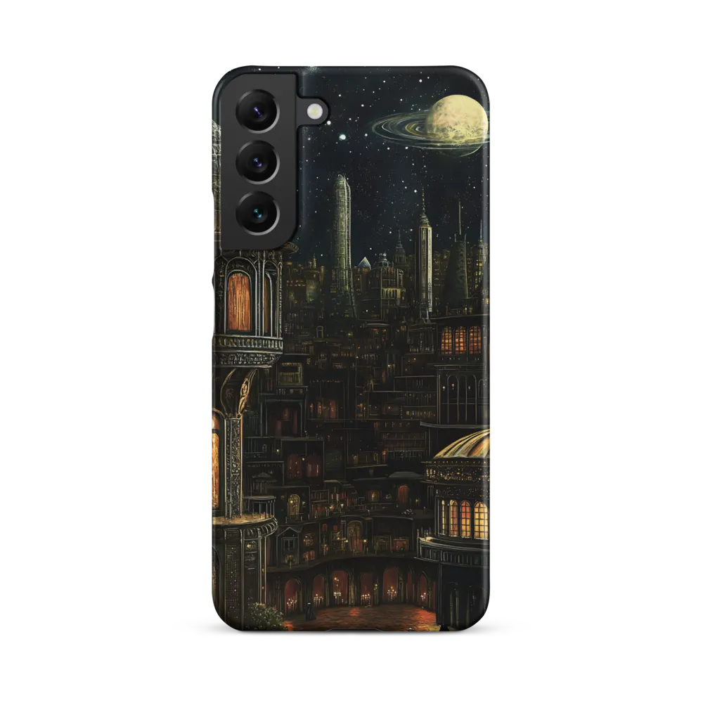 Celestial Enigma: A Surreal Cityscape