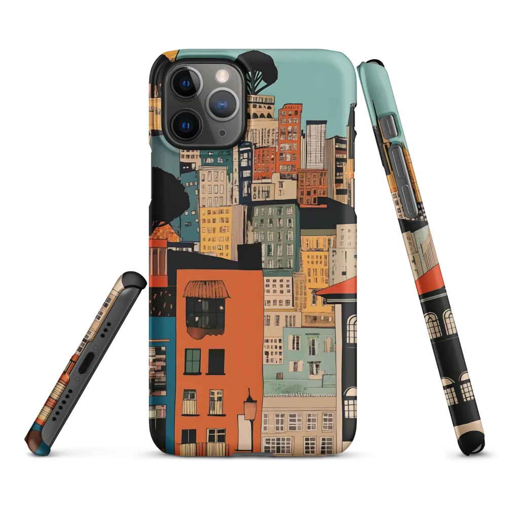Urban Fusion: A Colorful Cityscape