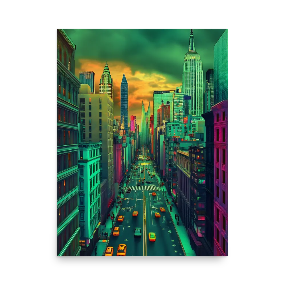 Urban Surrealism: Neon Dreams | Poster | 18″×24″