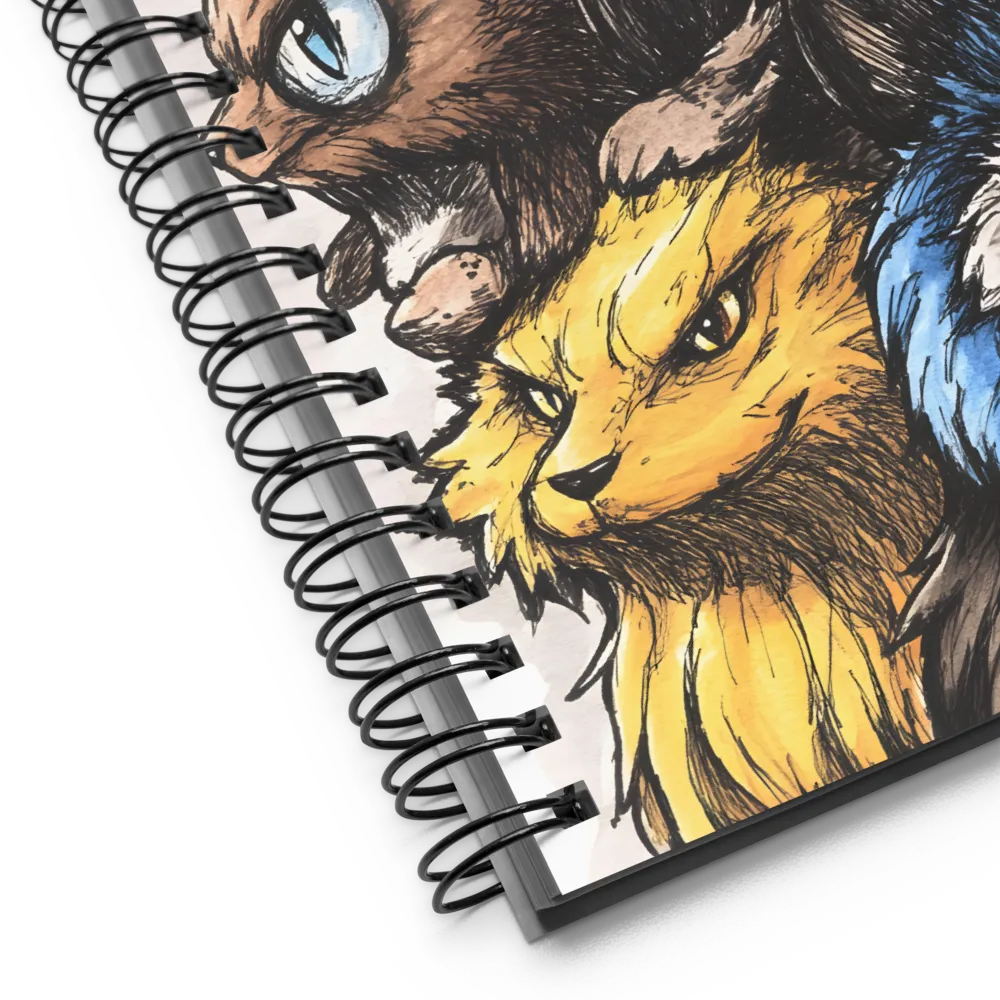 Beasts of Ferocity | Spiral Notebook