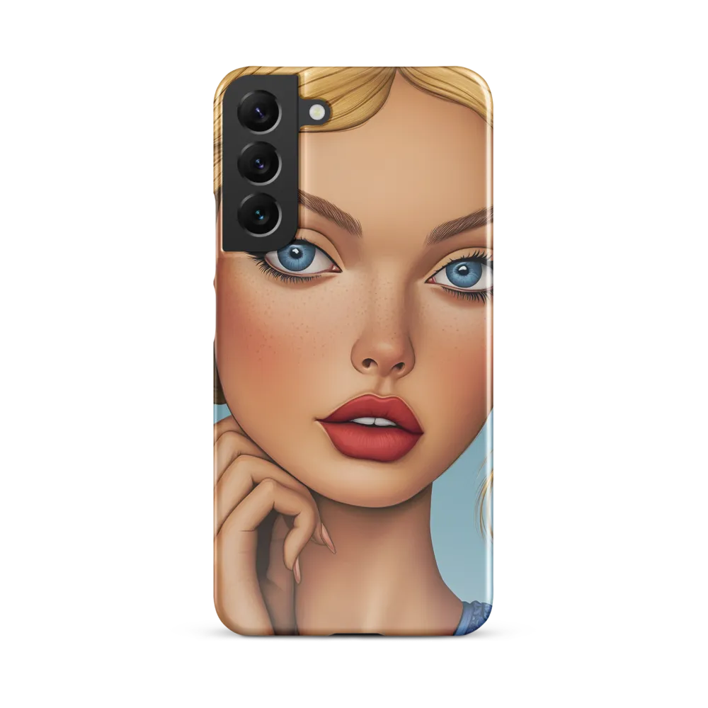Serenity in Blue | Phone Case |  S22 Plus | Snap Case | Glossy
