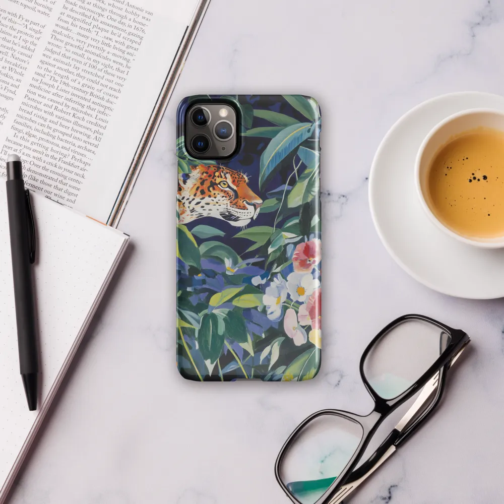 Hidden Majesty: The Jaguar Amongst Tropical Splendor | Phone Case |  11 Pro Max | Snap Case | Glossy