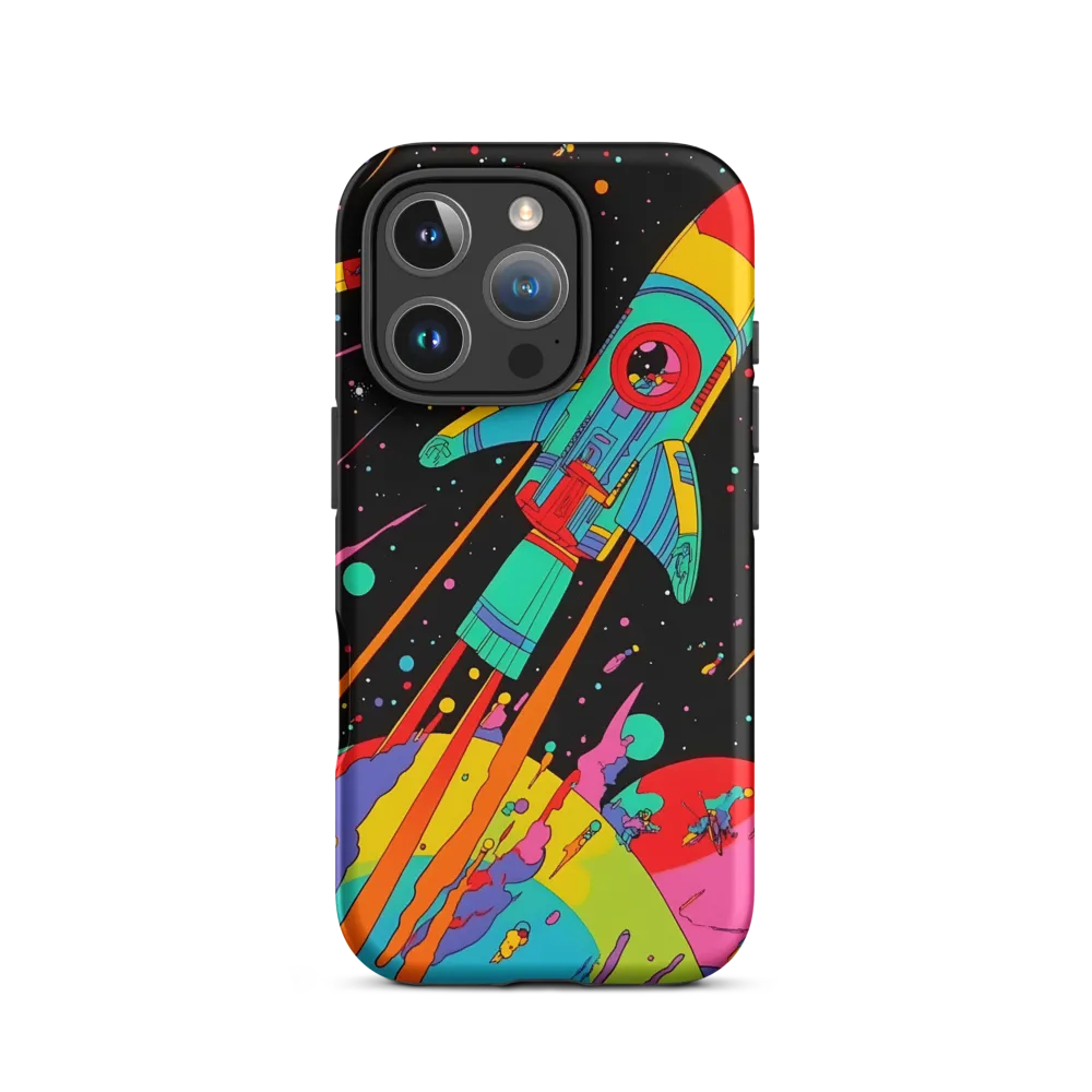 Cosmic Voyage: The Neon Lift-Off