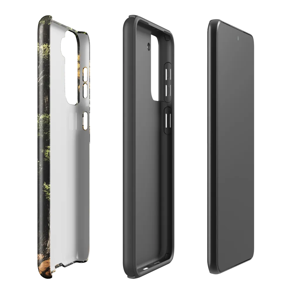 The Whispering Skull: A Surreal Encounter with Nature | Phone Case |  S21 Plus | Tough Case | Glossy