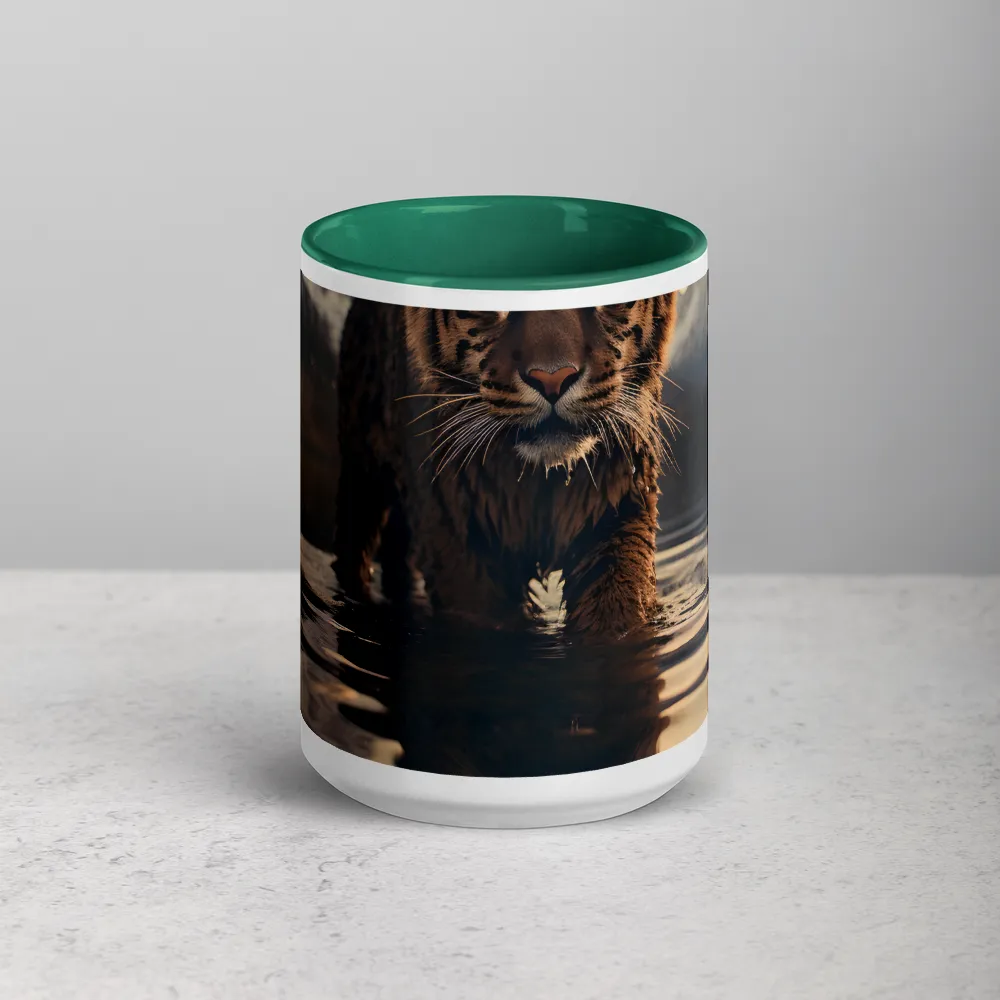Majestic Reflection: The Tiger's Domain