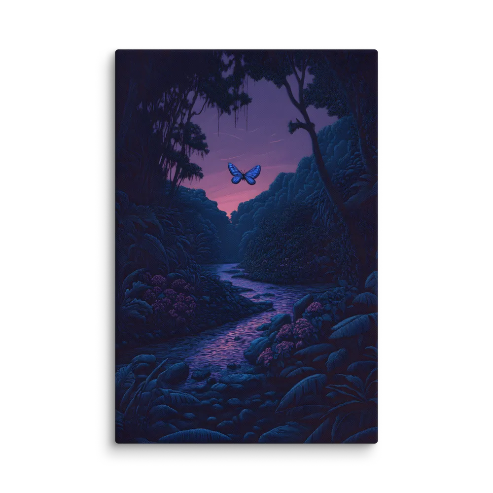 Whispers of Twilight: A Serene Escape | Canvas | 32″×48″