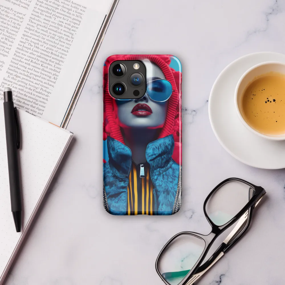 Bold Elegance in Digital Fashion | Phone Case |  15 Pro Max | Snap Case | Glossy