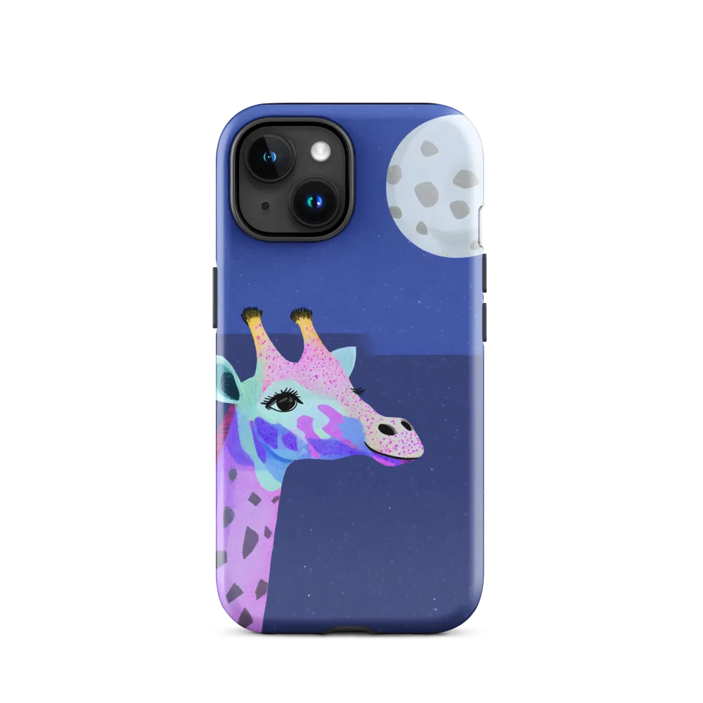Whimsical Giraffe Under the Stars