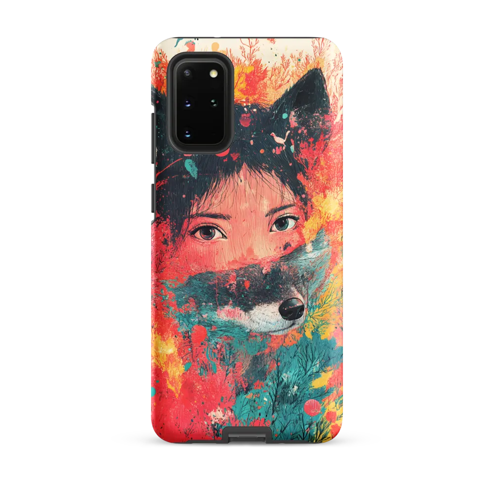 Harmony of Spirit: Girl and Wolf