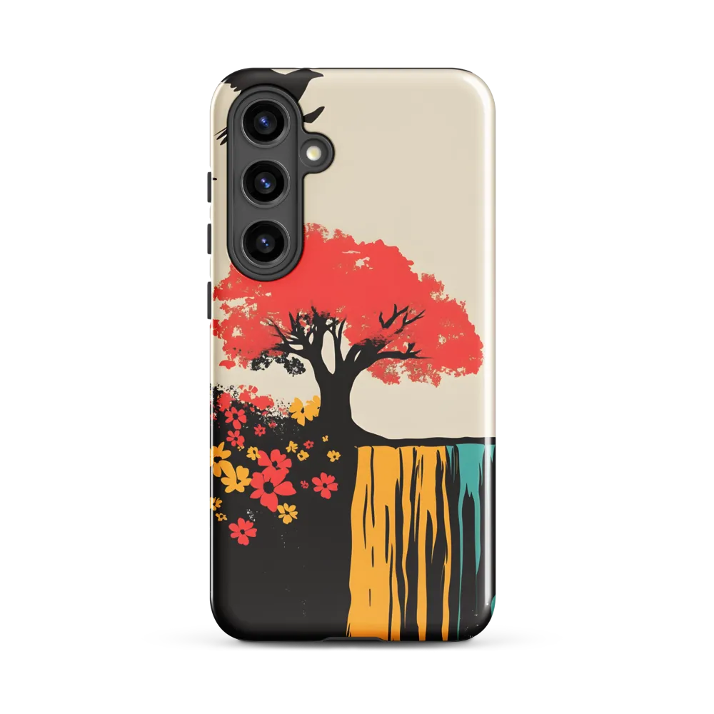 Serene Cascade of Colors